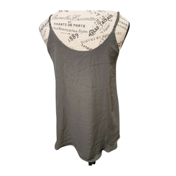 Pink Republic Grey Sheer Tank Top Size Small - Picture 2 of 5